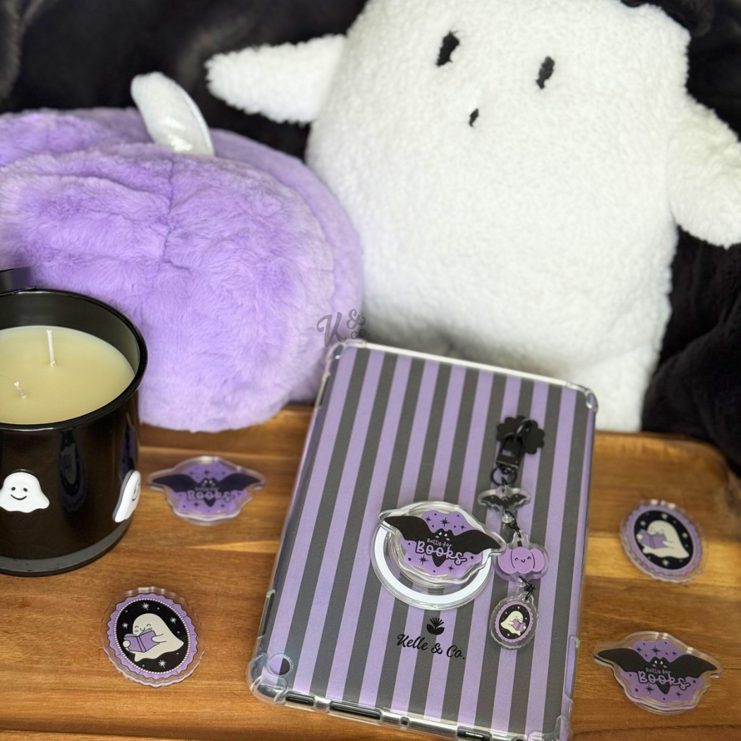 Halloween bat Kindle grips ; Make it Magsafe