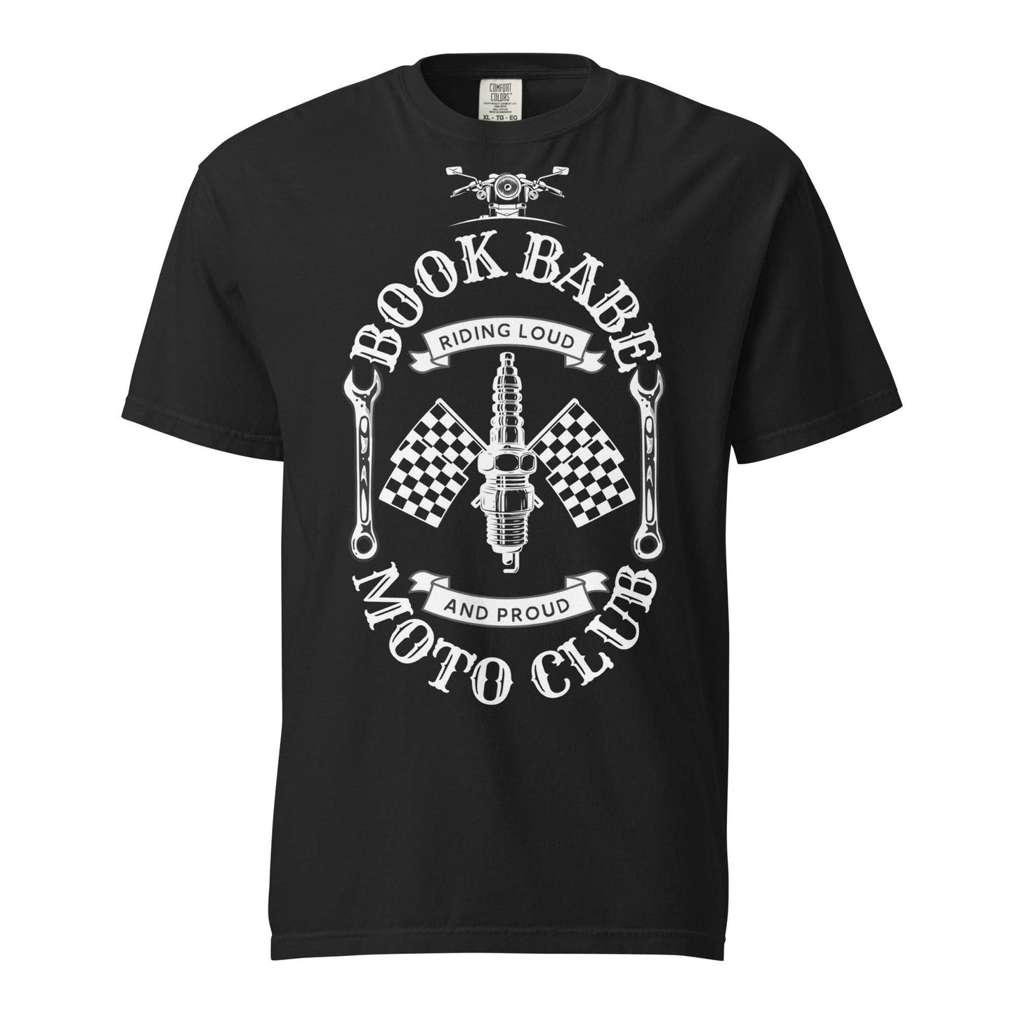 Book Babe Moto Club heavyweight t-shirt