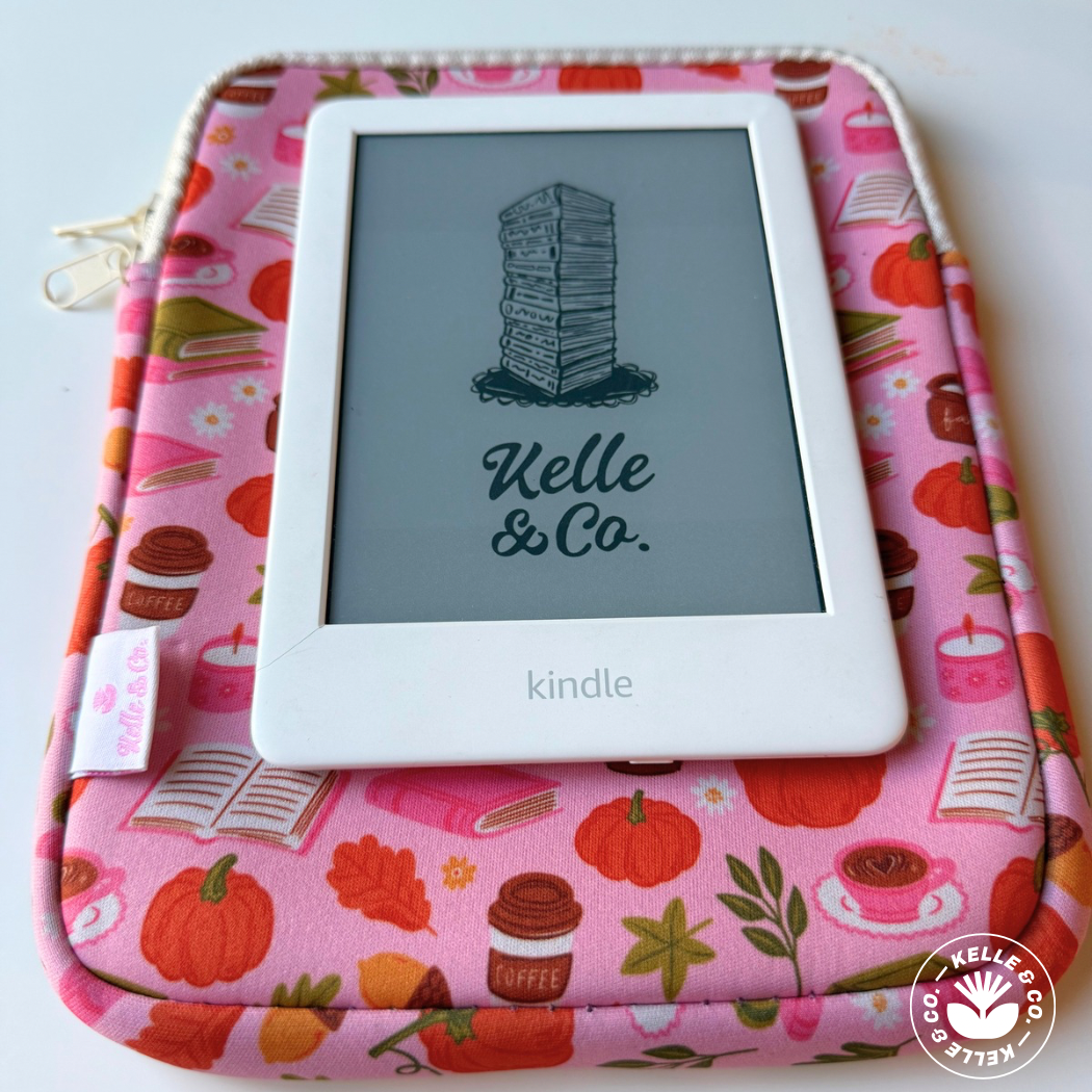 Fall Book Sleeve | Kindle Sleeve | Cozy Reader Gift Autumn