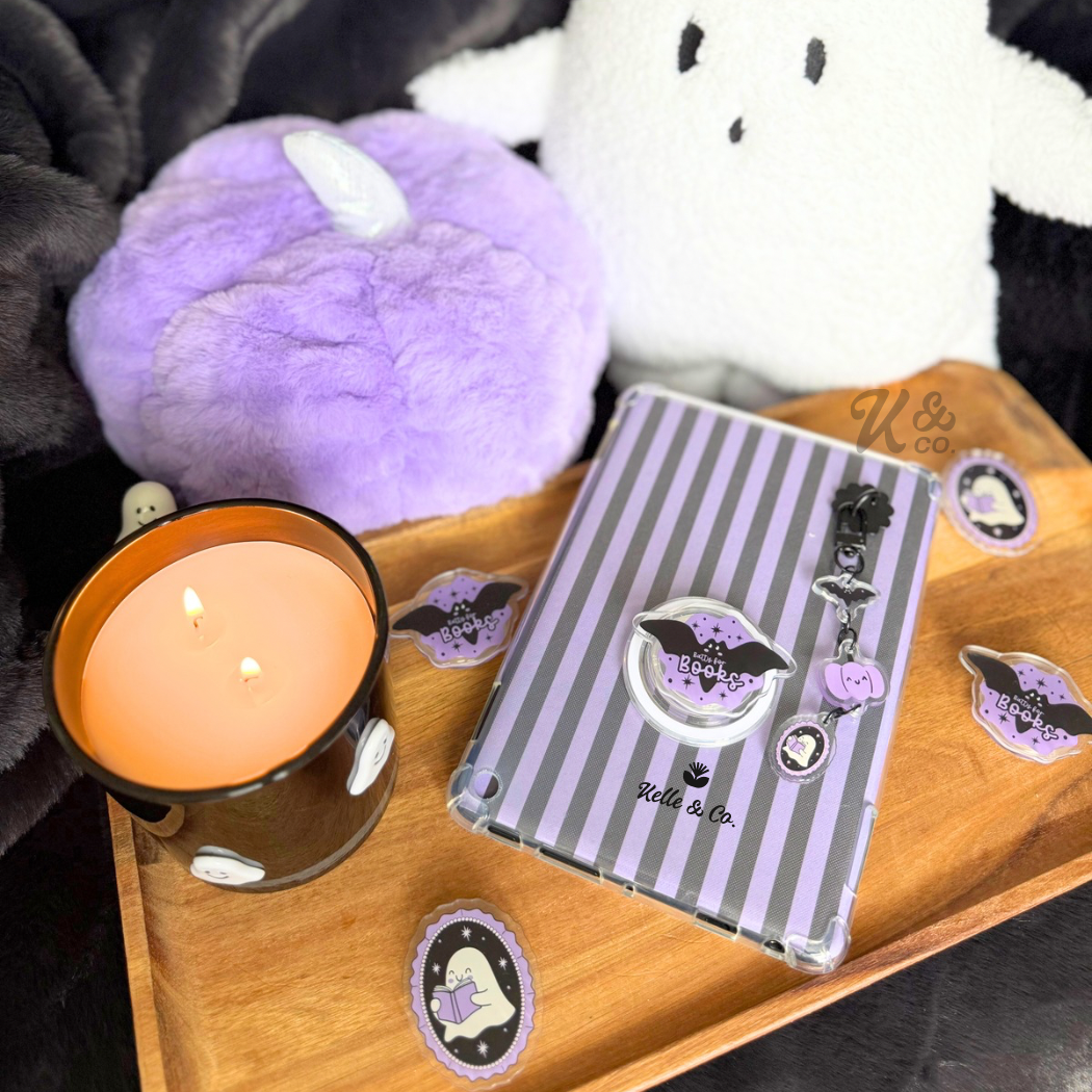 Halloween bat Kindle grips ; Make it Magsafe