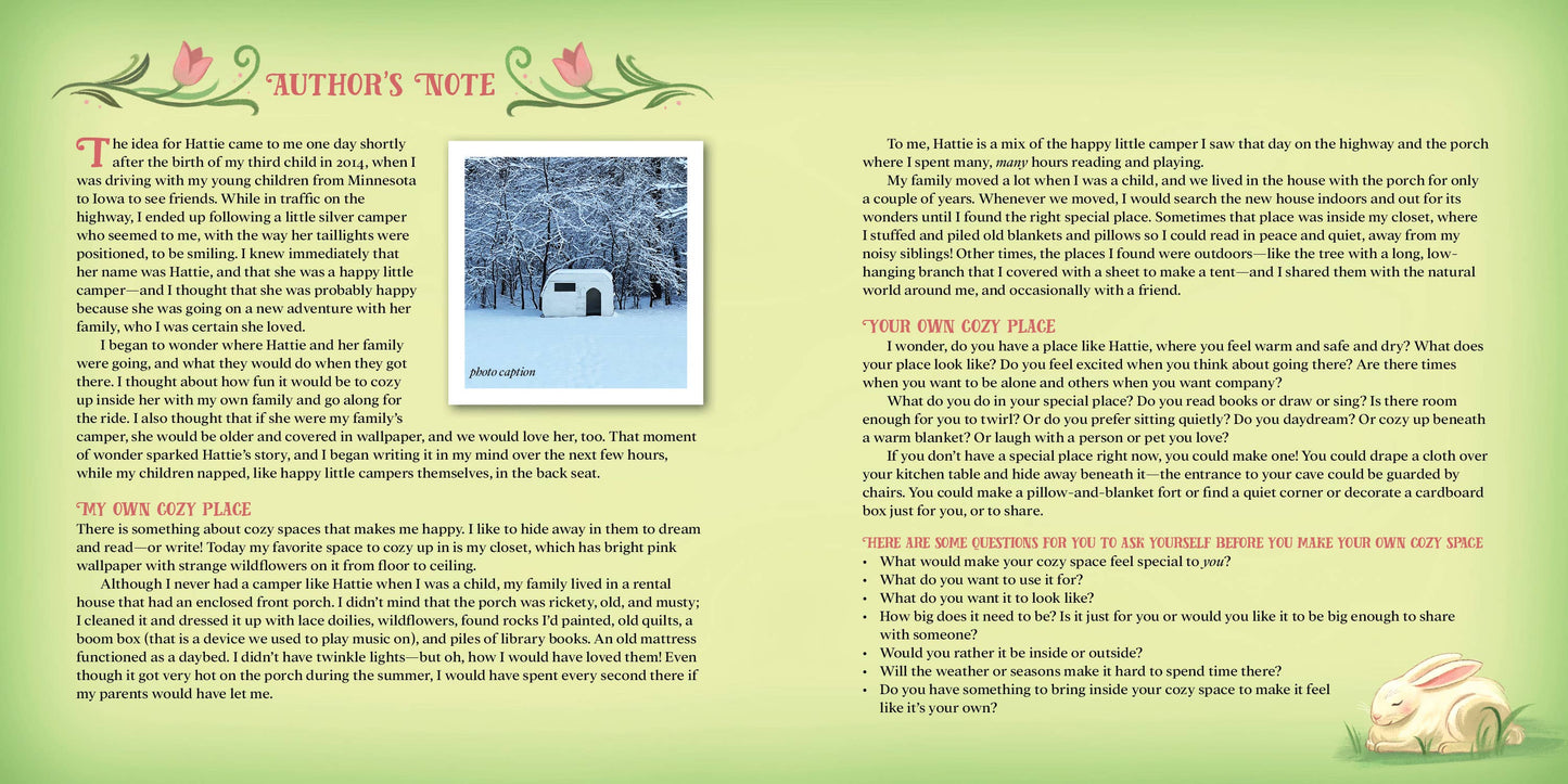 Hattie, The Happy Little Camper Picture Book