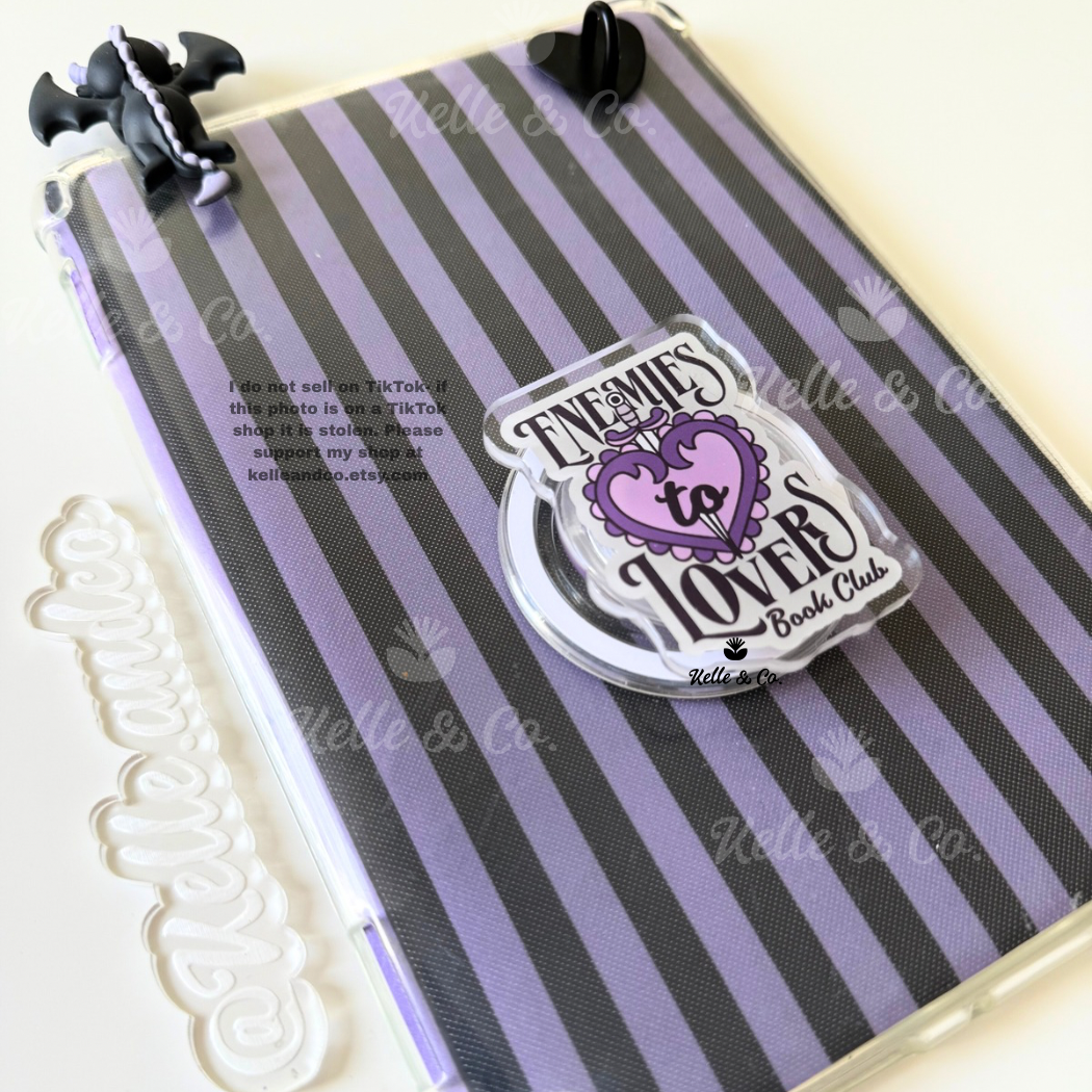 Enemies to lovers MagSafe kindle grip | book lover gifts: Make it Magsafe