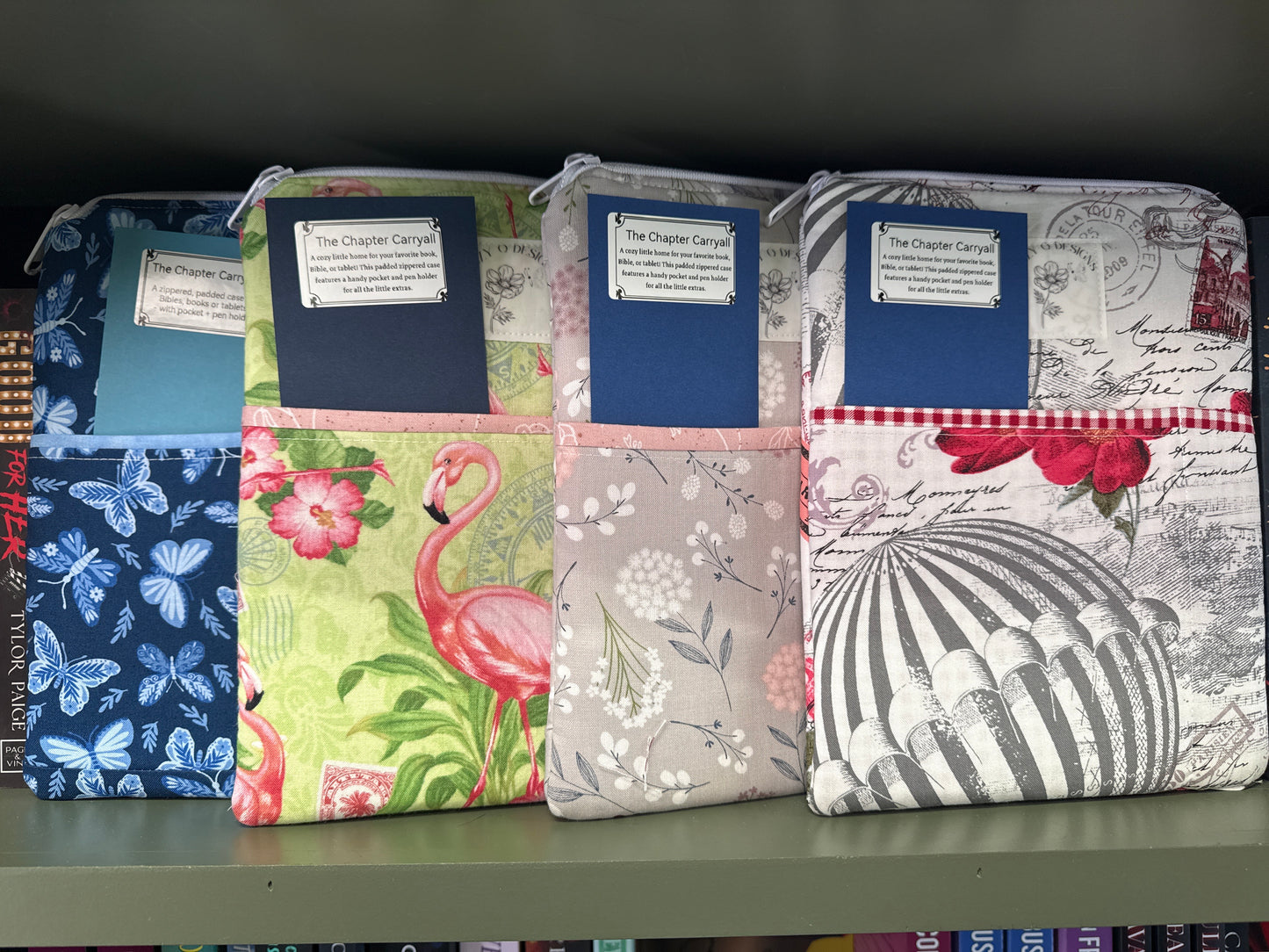 Small Zipper Book Sleeve