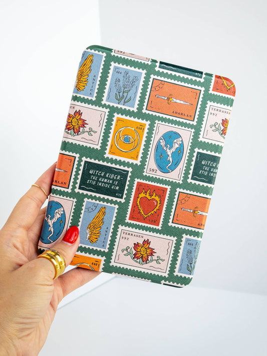 Throne of Glass Stamps - Kindle Case: Kindle Paperwhite (12th Gen) / Kindle Colorsoft