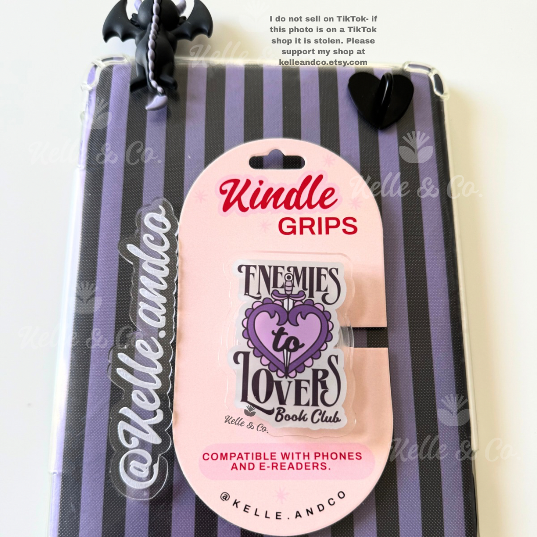 Enemies to lovers MagSafe kindle grip | book lover gifts: Make it Magsafe