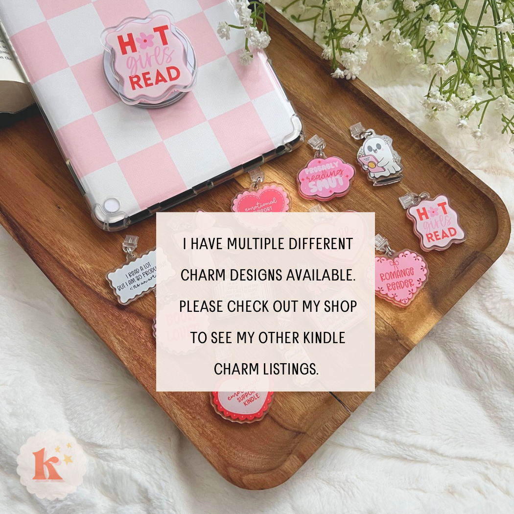Dark romance reader Kindle Charm, kindle accessories, books: C Plug