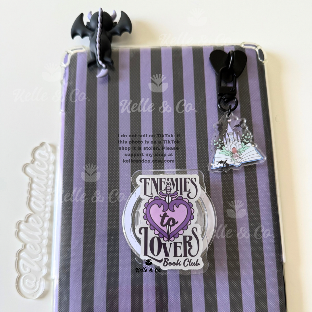 Enemies to lovers MagSafe kindle grip | book lover gifts: Make it Magsafe