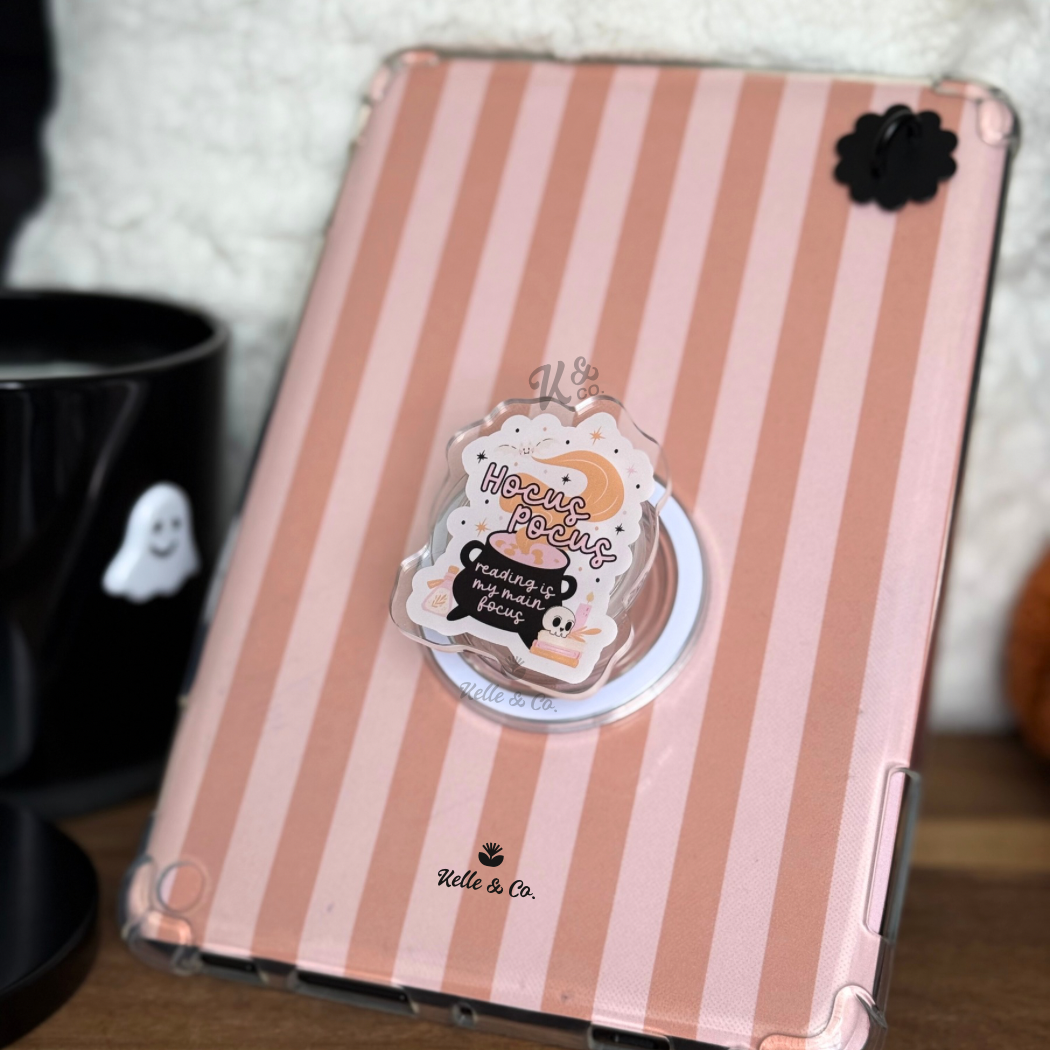 Halloween Kindle grips , Spooky book, Halloween 2025: Regular Grip