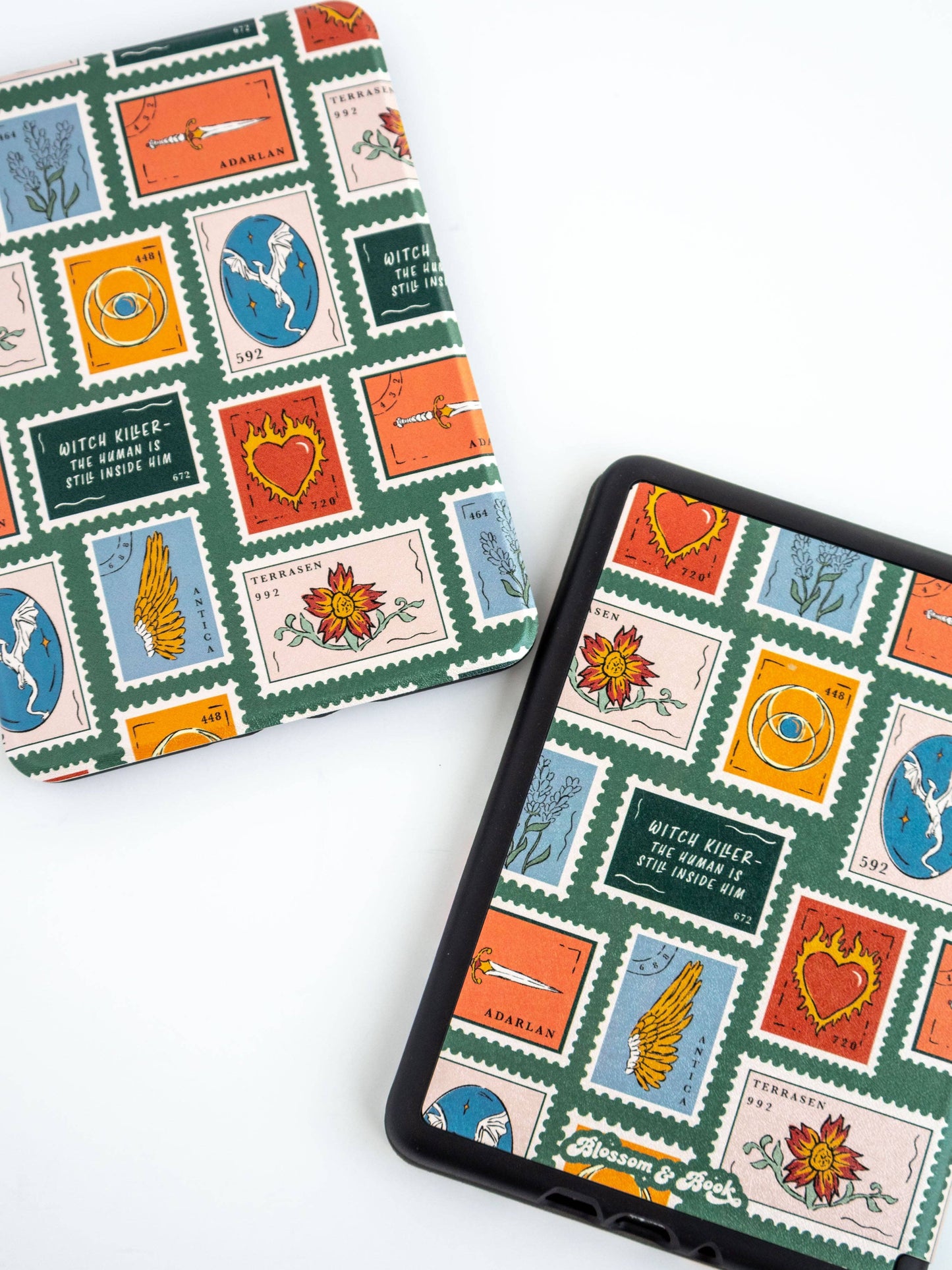 Throne of Glass Stamps - Kindle Case: Kindle Paperwhite (12th Gen) / Kindle Colorsoft